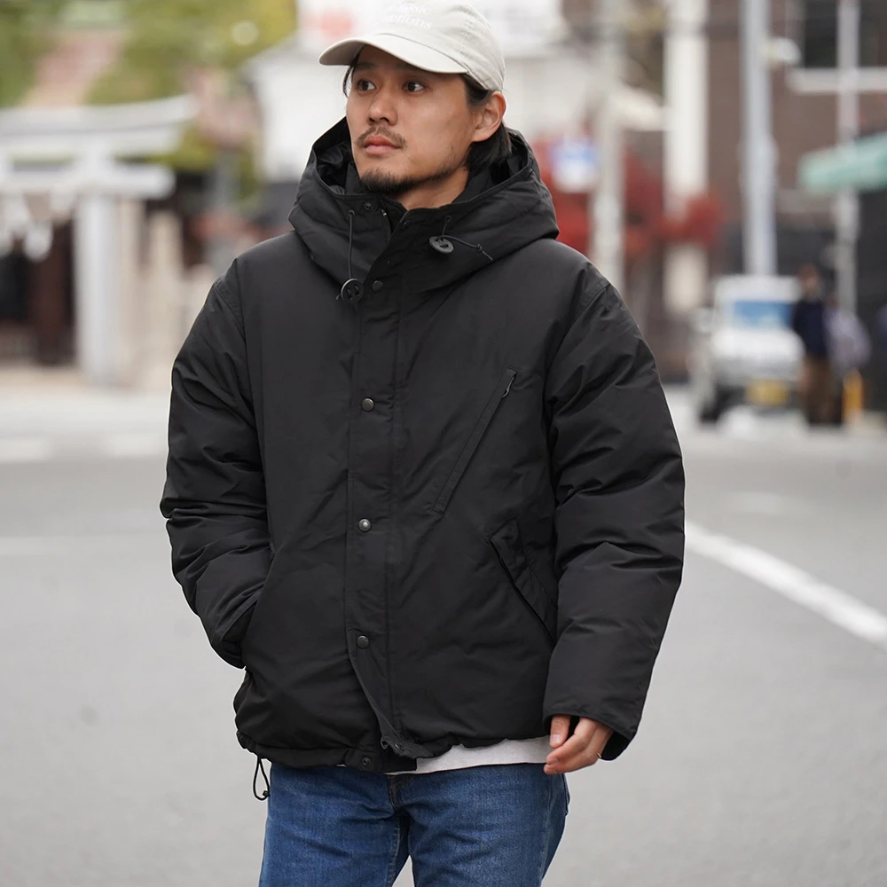 ザノースフェイスパープルレーベル]ダブルピークショートダウンパーカ