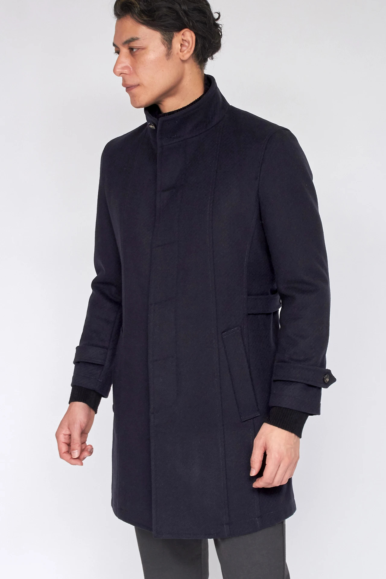 ZERO by TORNADO MART∴ダイヤゴナルメルトンスタンドコート / TORNADO