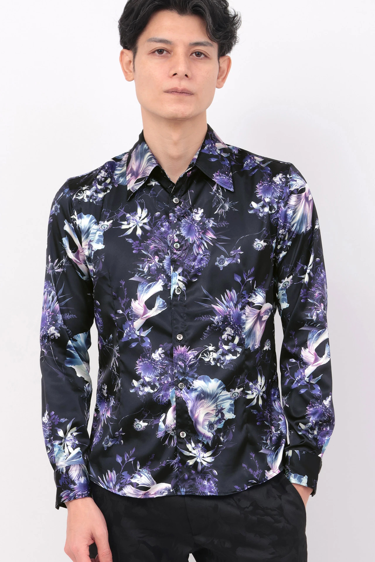 TORNADO MART∴アクアフラワープリントシャツ / TORNADO MART