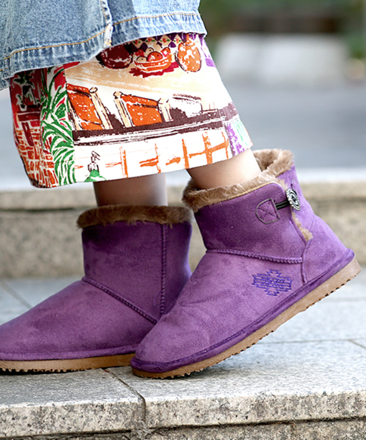 UGG パープル ショートブーツ 防水 Ultra Mini - J. Cole Shoes