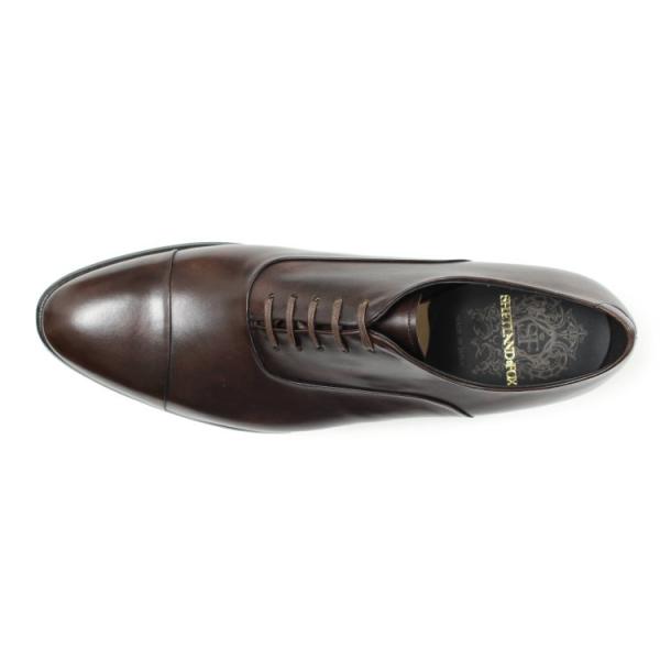 SHETLANDFOX ブライトン ストレートチップ US7 ブラウン 内羽根