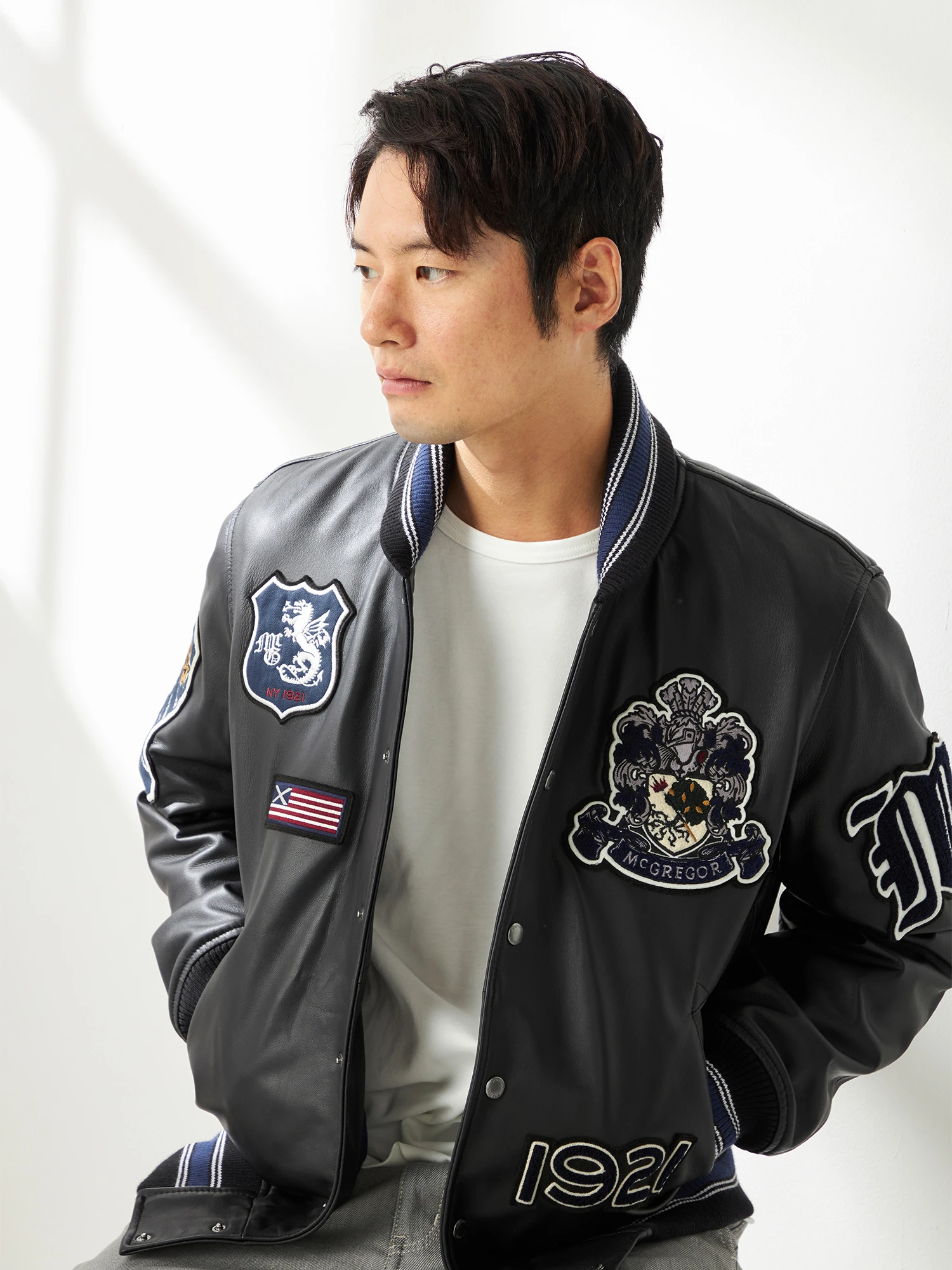 McGREGOR（マックレガー）｜ショートコート｜オールレザースタジャン