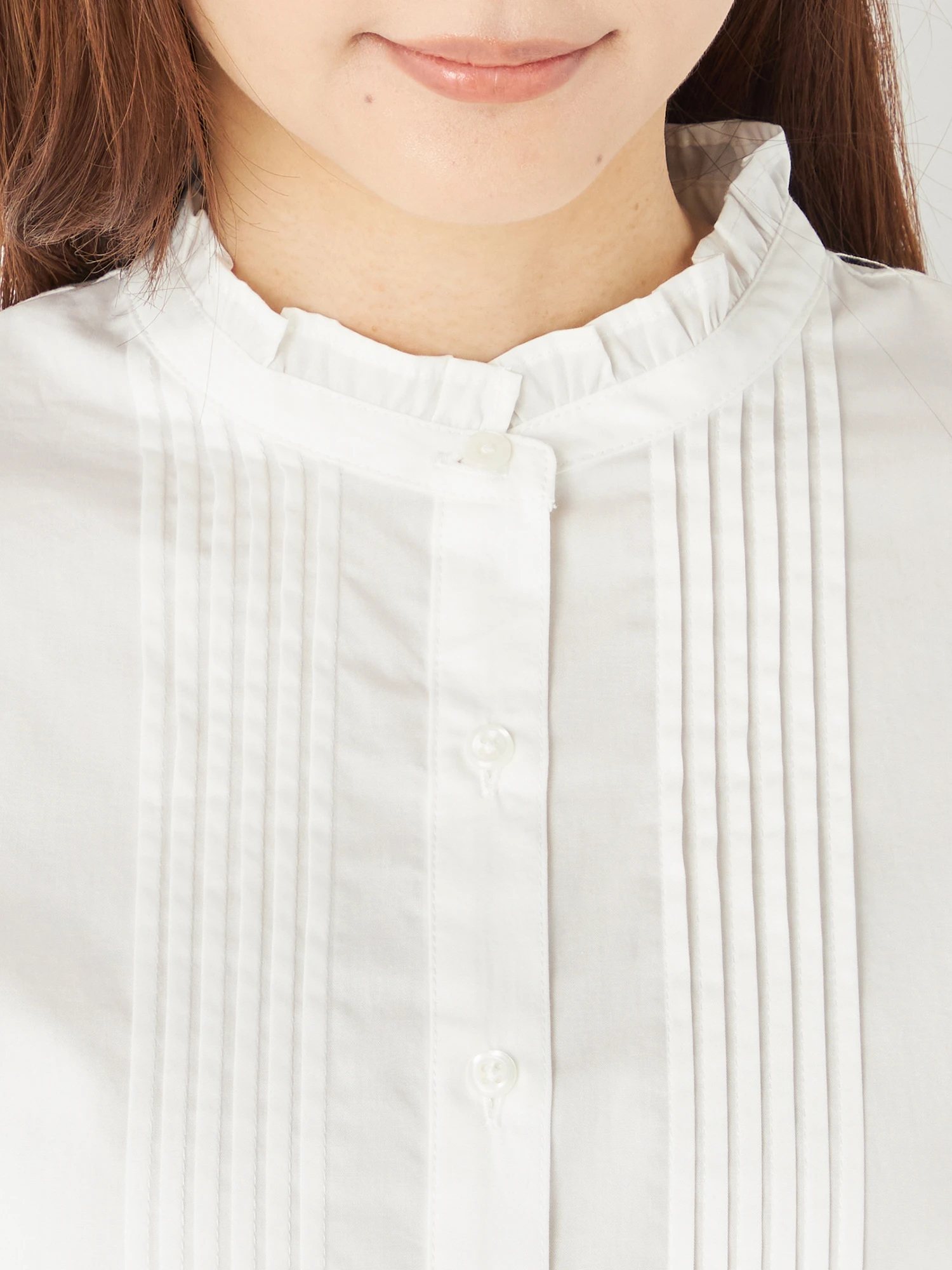 McGREGOR（マックレガー）｜シャツ(長袖・七分袖)｜襟フリルブラウス