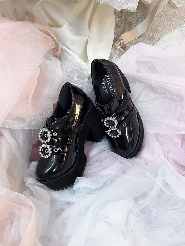 厚底Wリングマニッシュシューズ（マニッシュシューズ｜黒）｜【公式