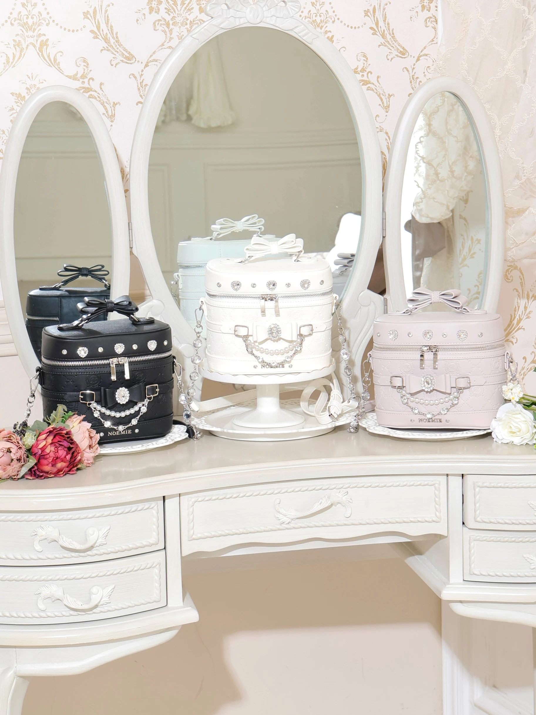 さきまるちゃんコラボ♡キラキラバニティバッグ（ショルダーバッグ