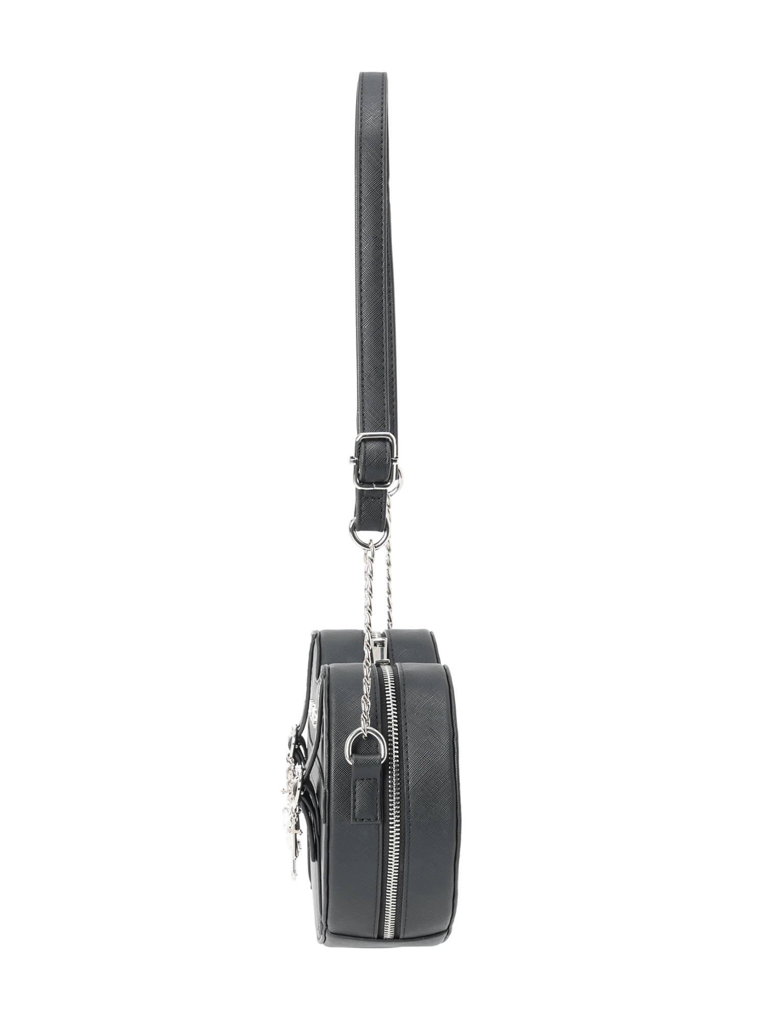 チェーン付きハートショルダーバッグ（ショルダーバッグ｜黒）｜【公式