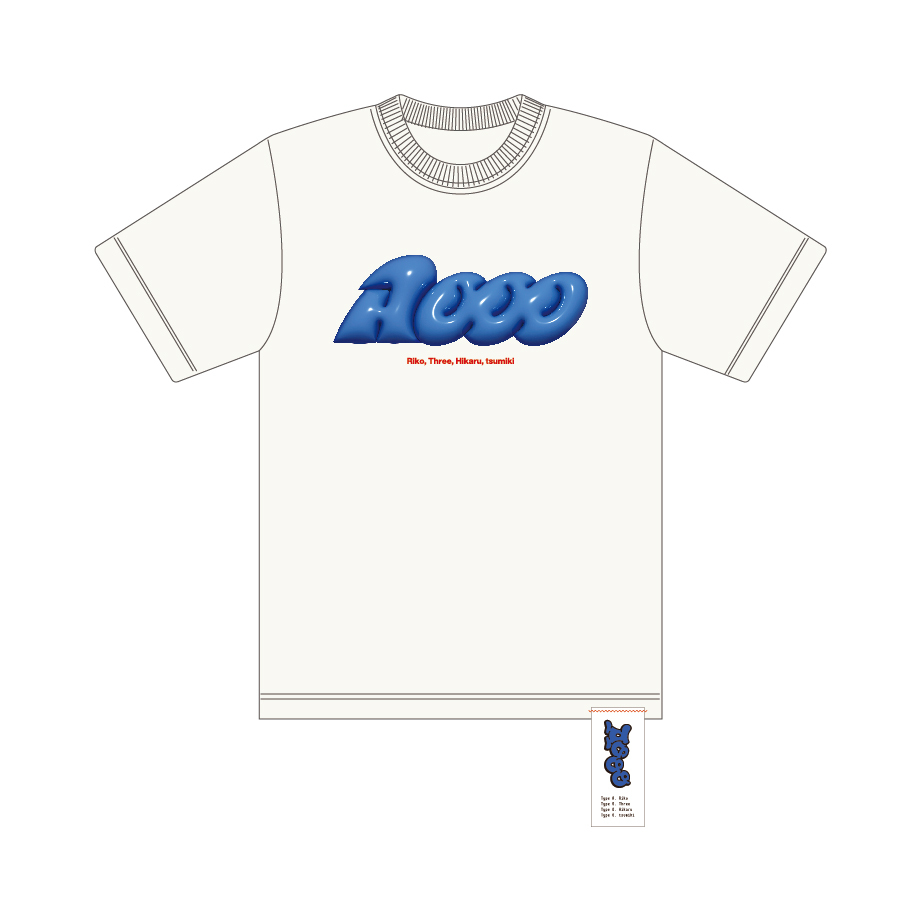 Aooo 3D T-Shirt Vanilla White | Aooo ONLINE STORE