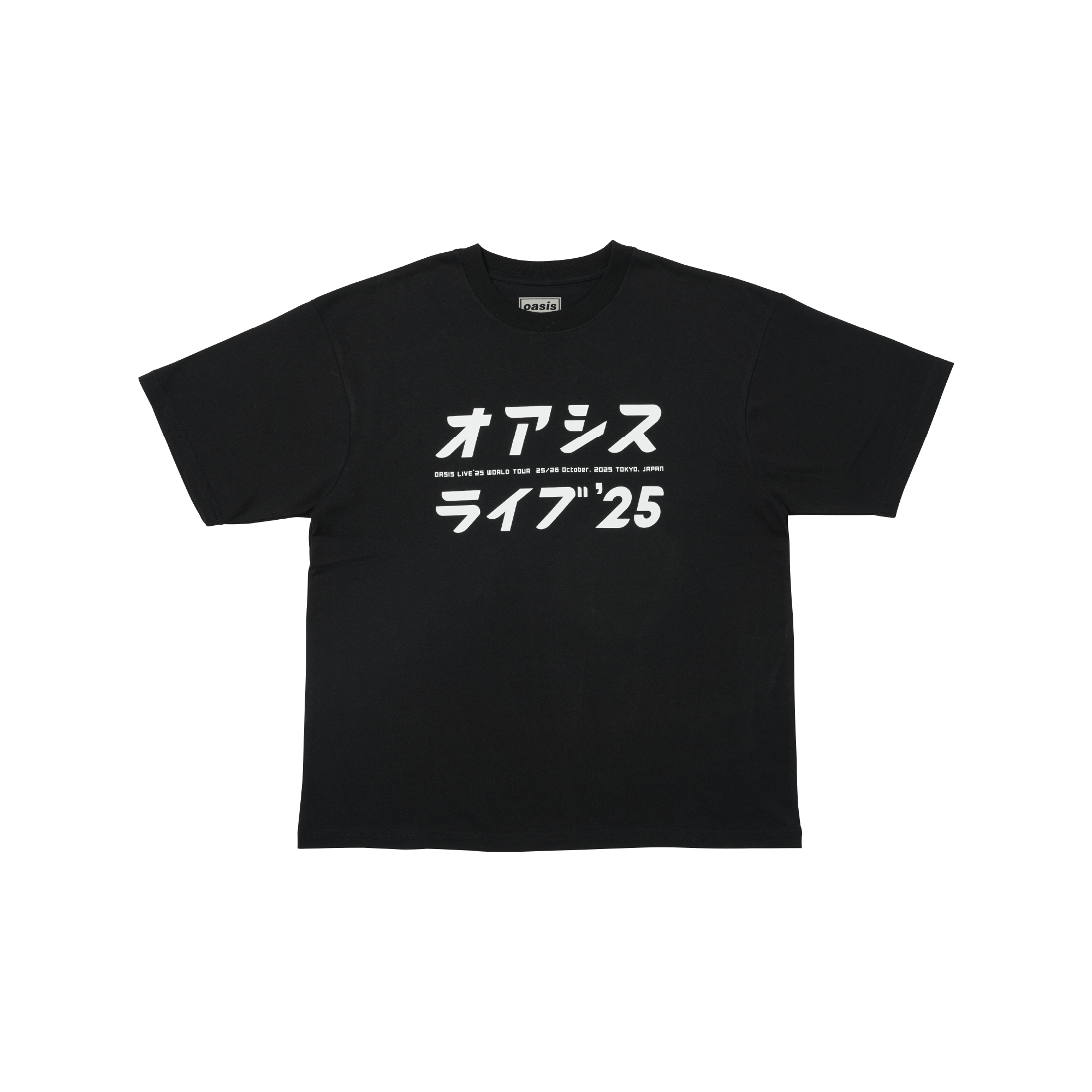 Tシャツ オアシス ライブ'25 【日本限定】Black | Oasis Live '25