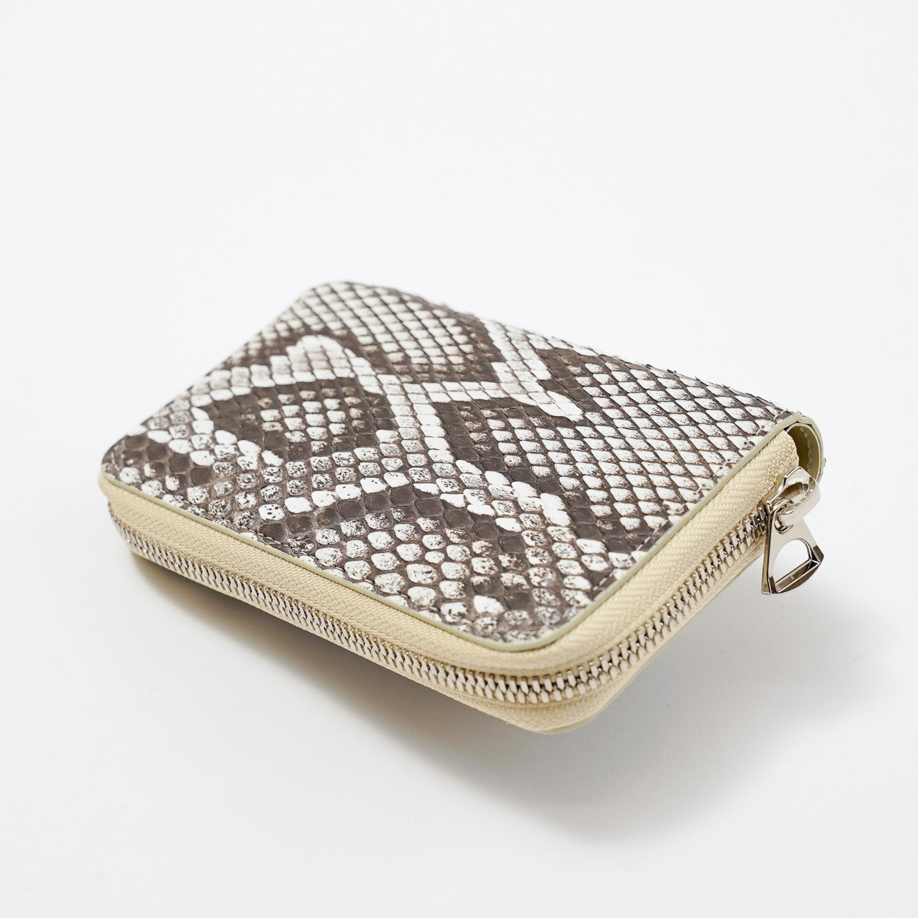 CRISTY SMART MID WLT.5｜モラレスパイソン革のミニ財布｜蛇革×石垣