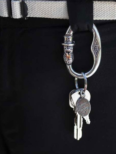 ピーナッツカンパニー PEANUTS&CO. | Peanuts Carabiner (Silver