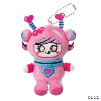 しなコズミック ぬいぐるみキーホルダー（ピンク）: スクール・ホビー