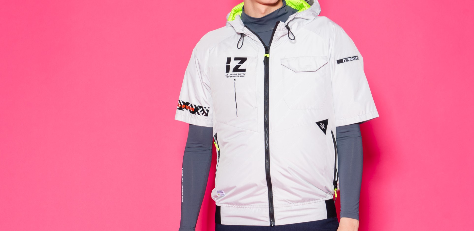 エアーサイクロン。熱中症対策の定番。空調服。ファンウェア。2024春夏