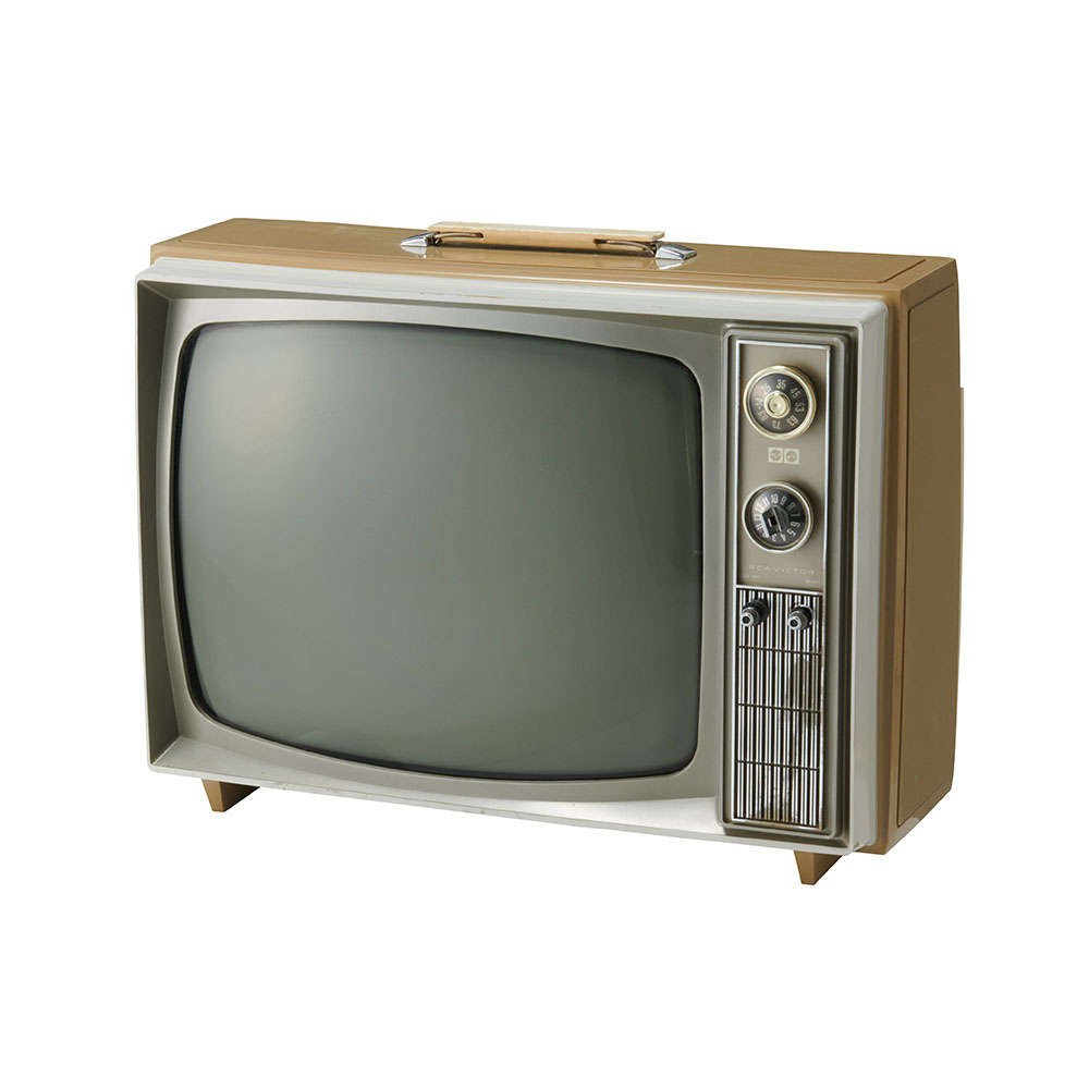 レンタル情報|小道具のElectronicsレトロブラウン管テレビ クリーム|EASE