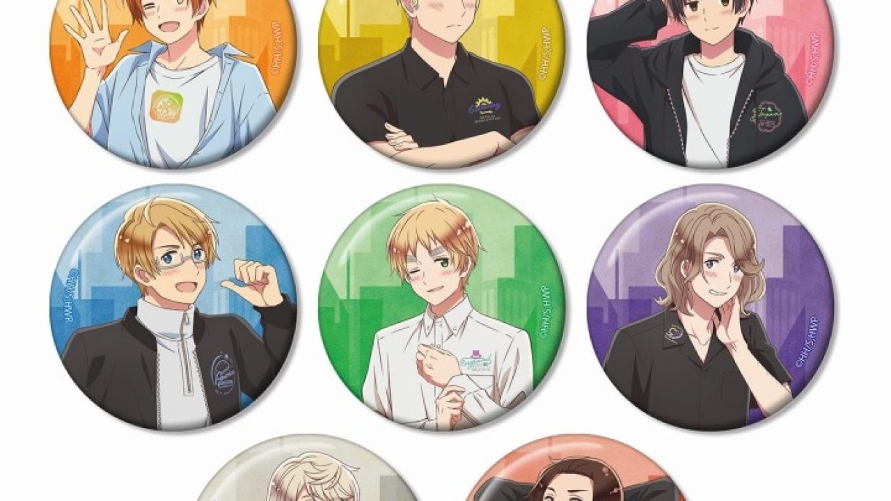 アニメ「ヘタリア World☆Stars」 arti-mate トレーディング缶バッジ