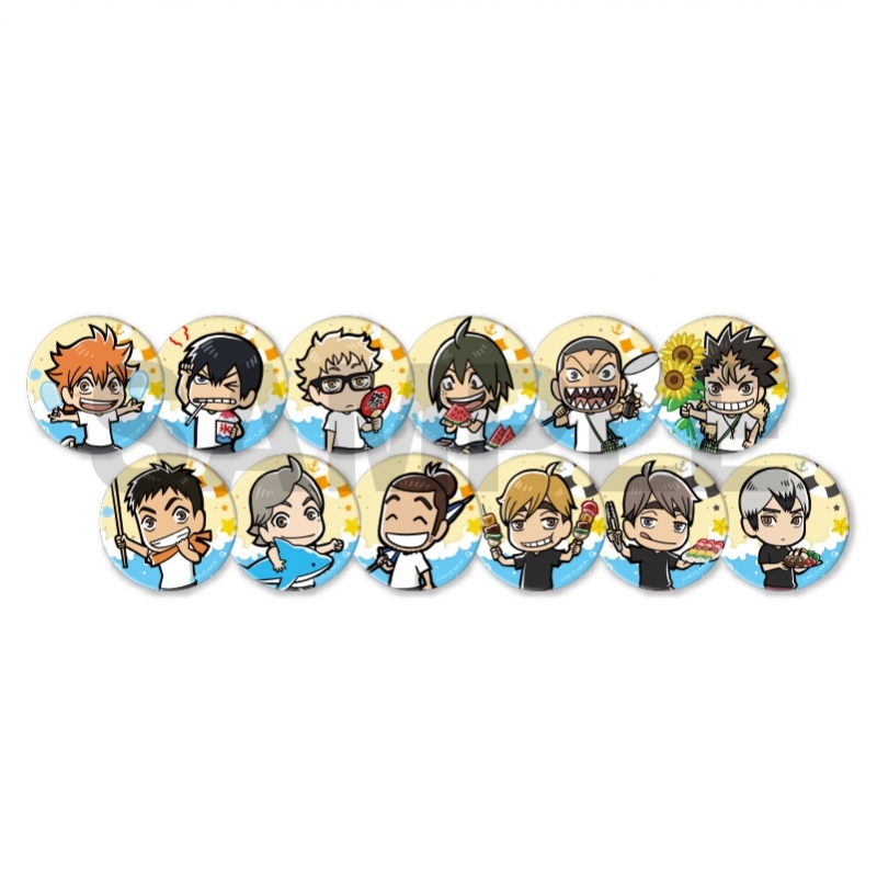 ハイキュー！！アニメイトカフェ トレーディング缶バッジ サマー