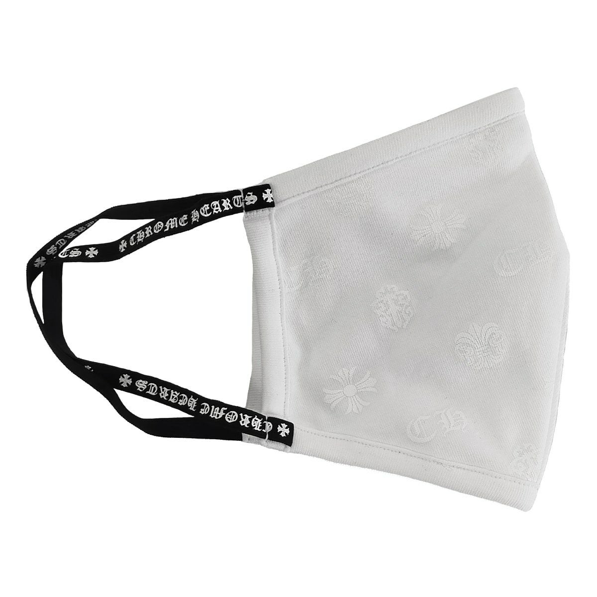クロムハーツ CHフェイスマスク 1/2 DART ホワイト 1枚売り