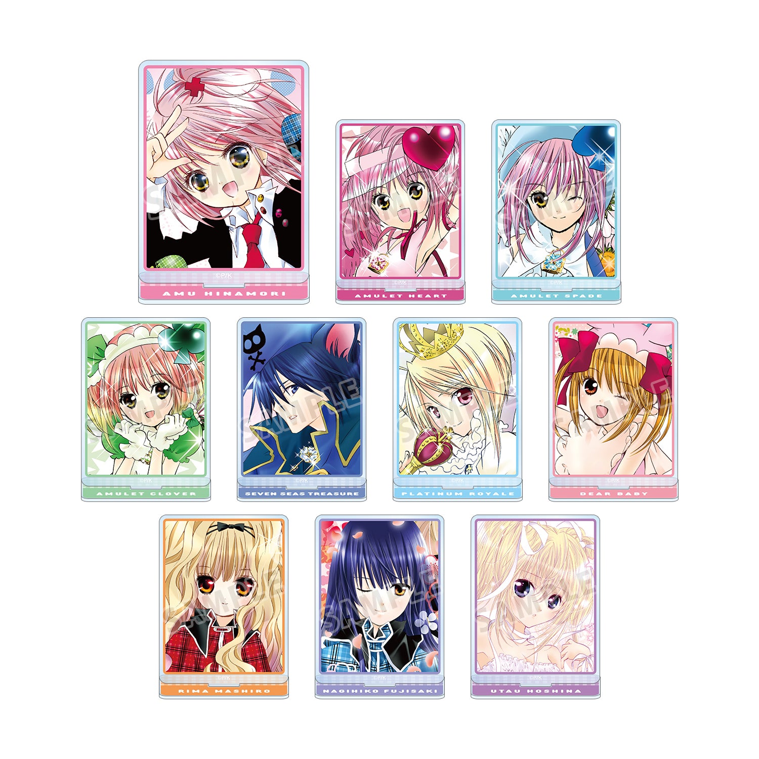 しゅごキャラ！ トレーディングカラーイラストアクリルスタンド