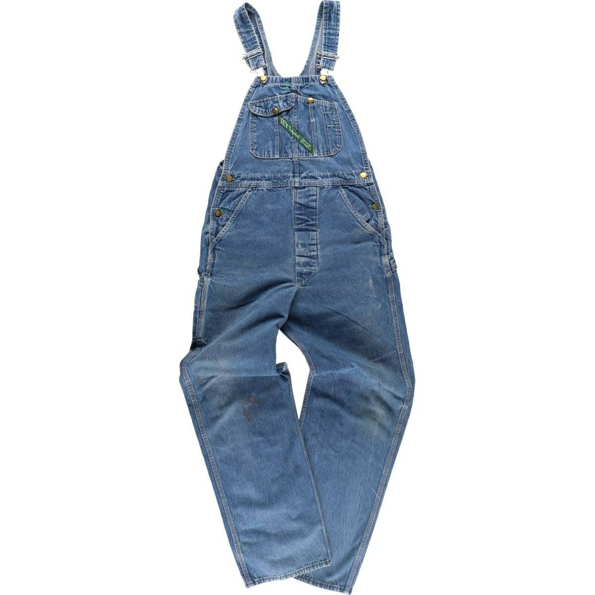 古着 ～90年代 キー Key デニムオーバーオール USA製 w32 L34 メンズ