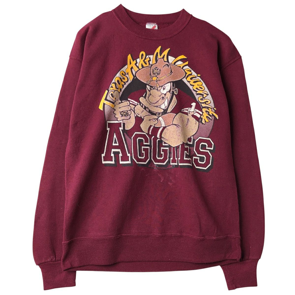 ベルバシーン ビンテージ スウェット ブルドッグ 赤 VELVA SHEEN / 8oz