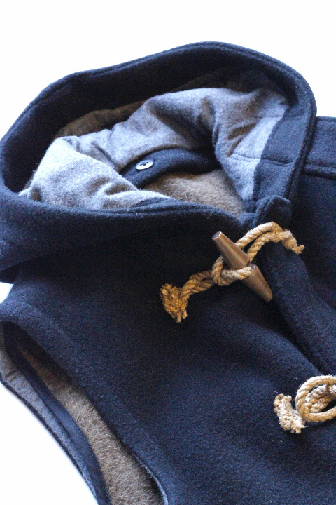 JELADO」 Duffel Vest ジェラード ダッフルベスト ウールメルトン