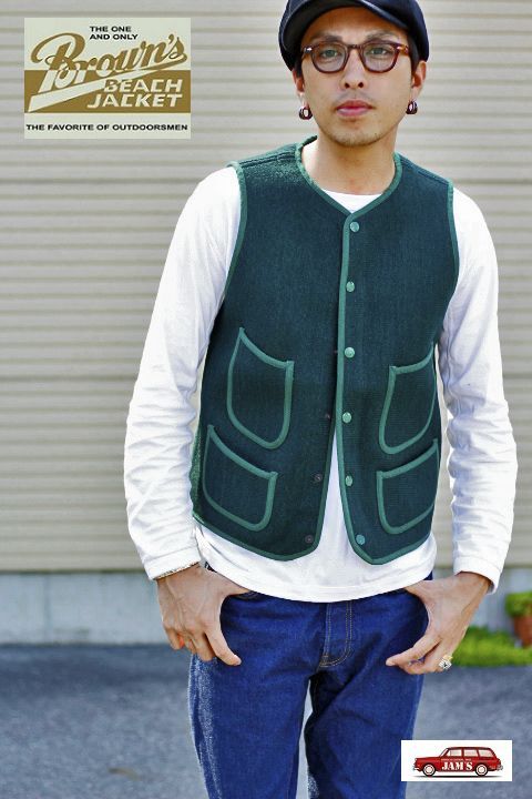 Browns BEACH」 EARLY VEST ブラウンズビーチ アーリーベスト