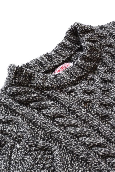 JELADO」 ジェラード ウール ケーブルニットセーター クルーネック