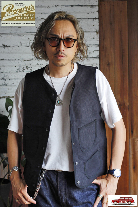 Browns BEACH」 BBJ SPRING VEST ブラウンズビーチ スプリングベスト