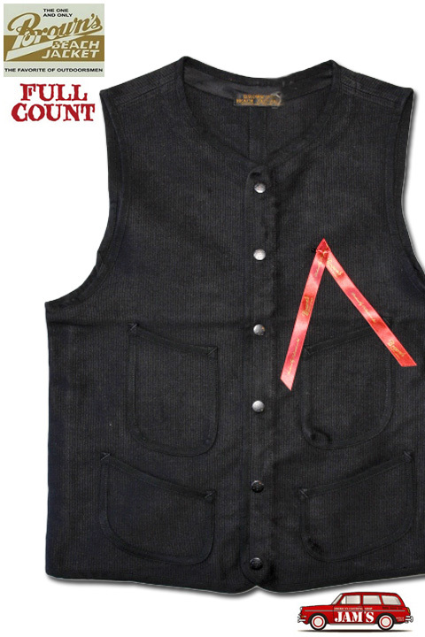 Browns BEACH」 BBJ SPRING VEST ブラウンズビーチ スプリングベスト
