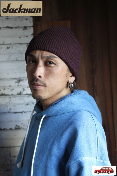 Jackman」 Waffle Knit Cap ワッフルニットキャップ JM6605 「ダーク