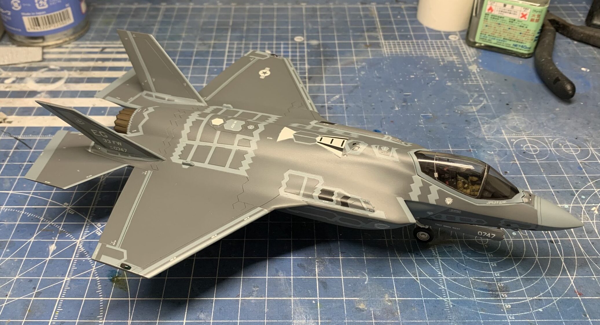 ハセガワ 1/72 F-35A U.S.A.F . 製作記 | JUNSANのミニチュア航空博物館