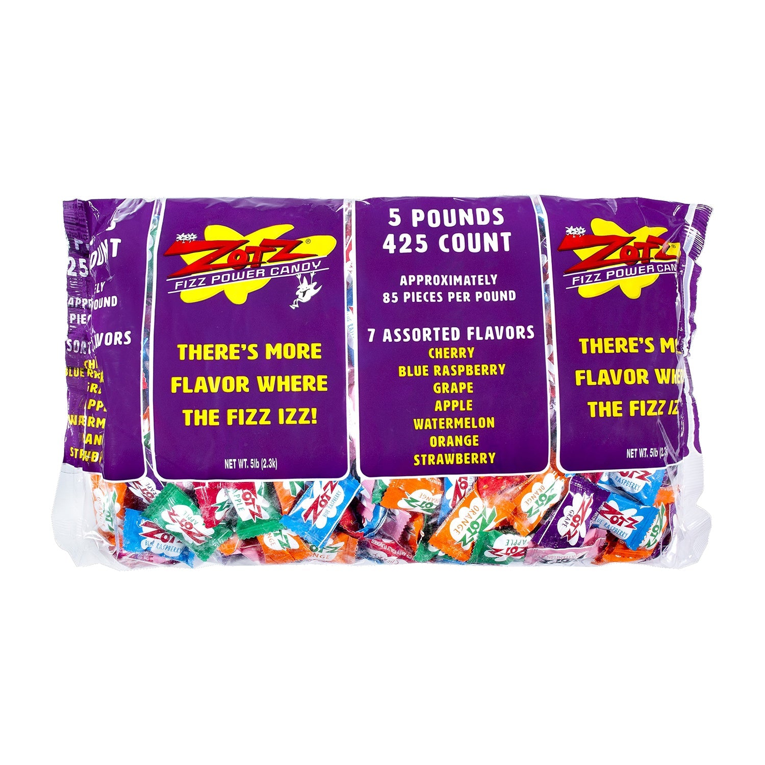 Zots Assorted Fizz Power Candy Bag | 5lb, Bag – Jack's Candy