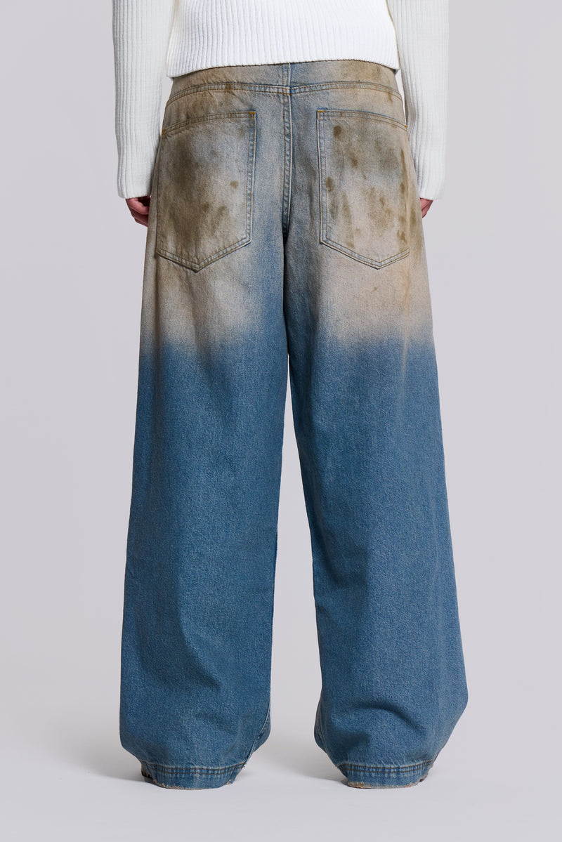 Shop Mud Wash Colossus Jeans | Jaded London | Clothing