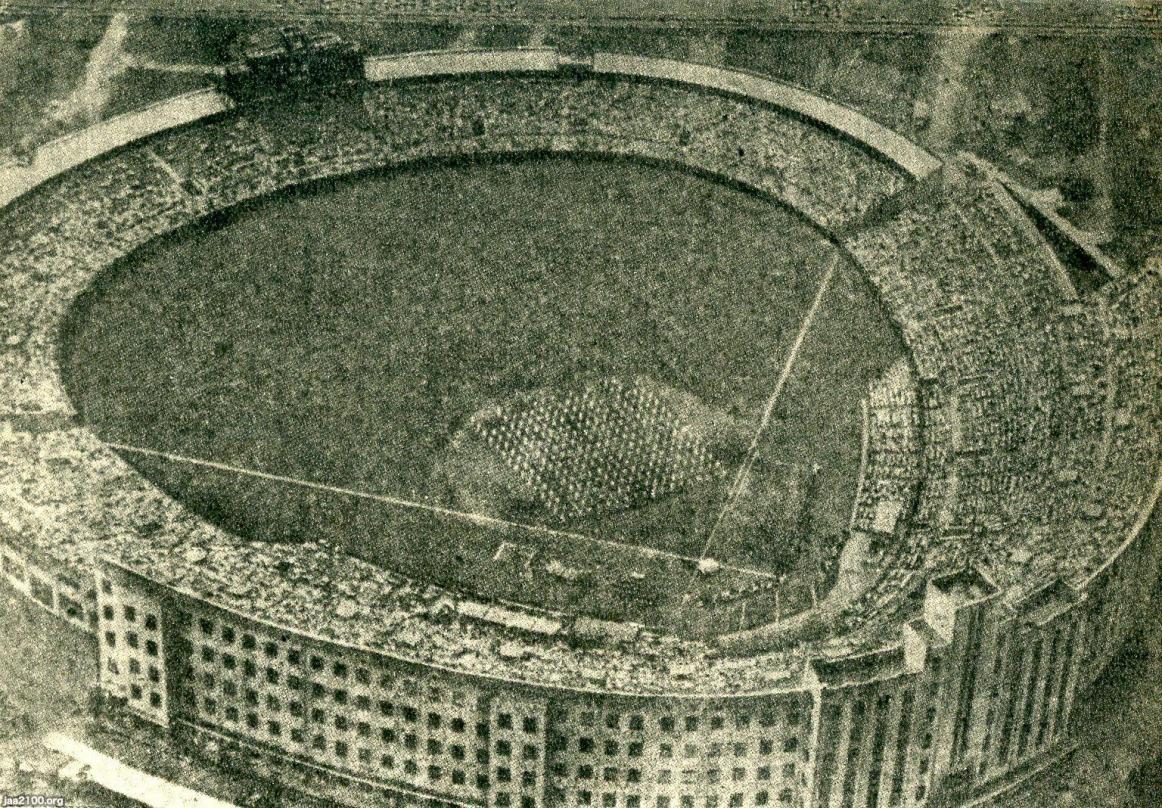 第21回全国中等学校優勝野球大会開会式 甲子園 戦前 写真 ポスター