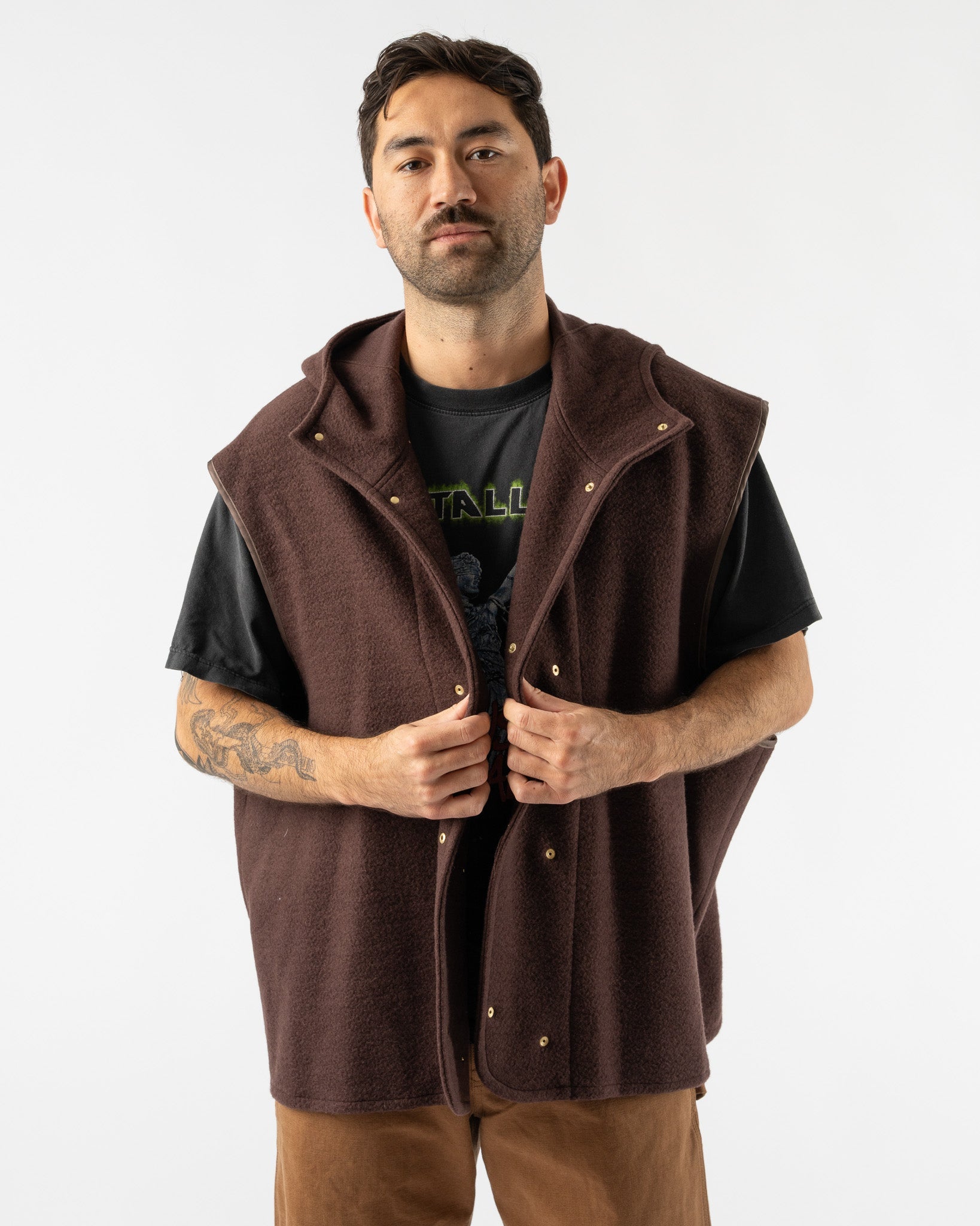 Auralee Washed Heavy Canvas Liner Coat Curated at Jake and Jones