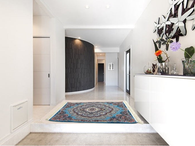 ウィルトン織り ペルシャ絨毯：玄関マットサイズ 150cm × 100cm – JAHAN