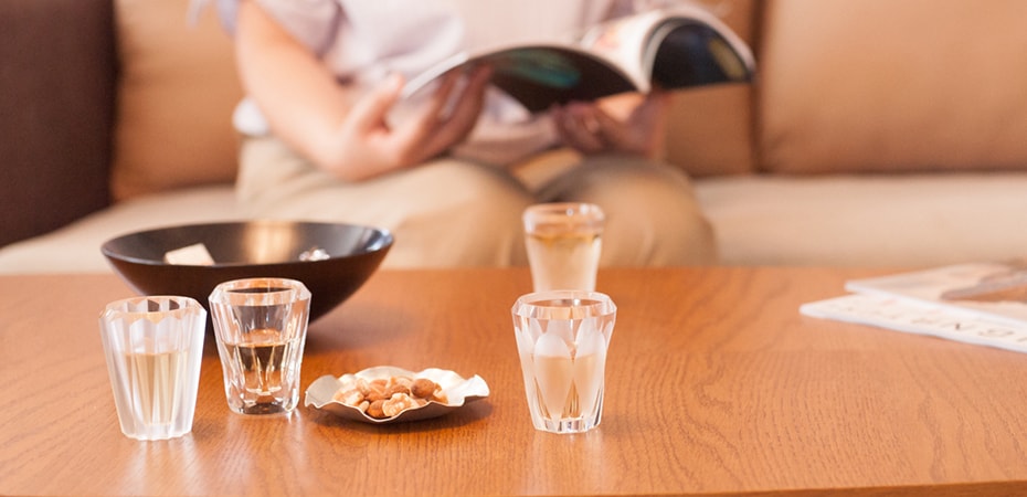 美しい江戸切子のクリスタルショットグラス 木村硝子店 ミタテ