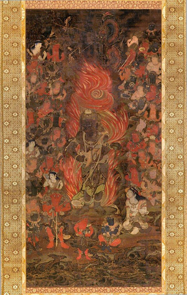 七宝瀧寺絹本著色不動明王二童子四十八使者図 ｜日本遺産ポータルサイト