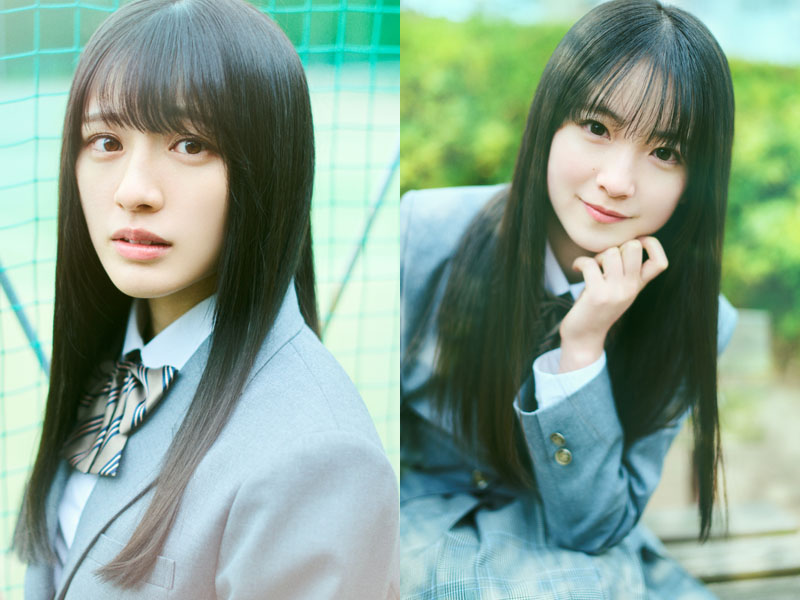 乃木坂46、6期生「夏組」の大越ひなの、鈴木佑捺撮り下ろし写真