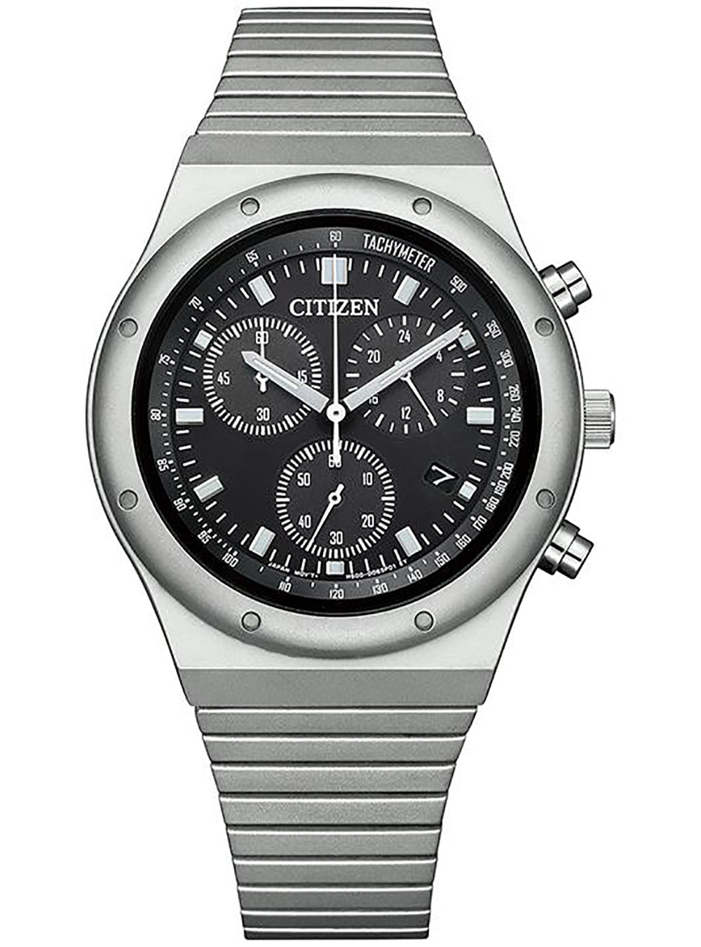 CITIZEN COLLECTION RECORD LABEL 1984 CHRONOGRAPH AT2540-57E JAPAN