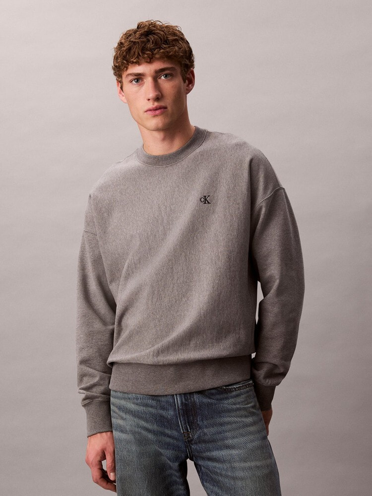 スウェット - プレミアムテリーモノグラムクルーネックスウェット