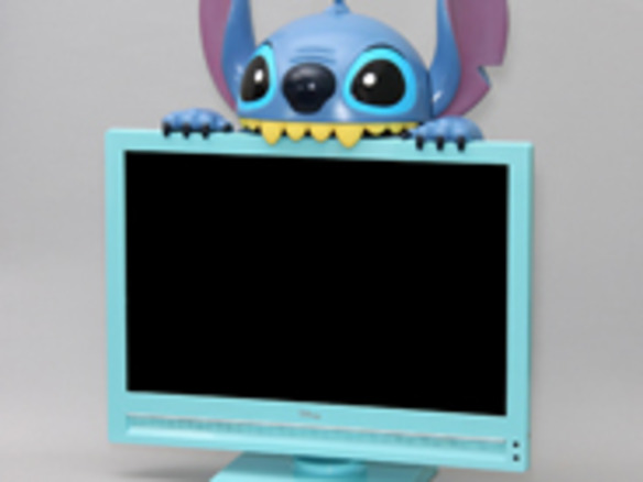 スティッチがテレビによじ登る！？--ラナからスティッチの液晶テレビ