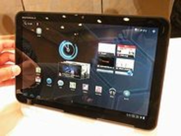 モトローラのAndroid 3.0搭載タブレット「MOTOROLA XOOM」 - CNET Japan