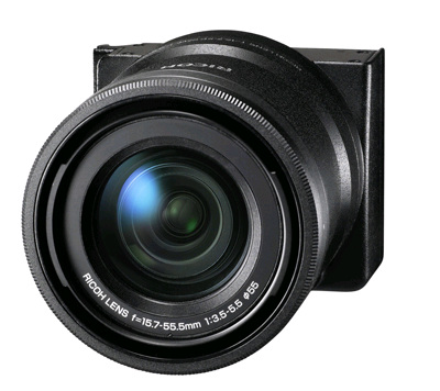 リコー、「GXR」専用の新カメラユニット--「RICOH LENS A16 24-85mm F3