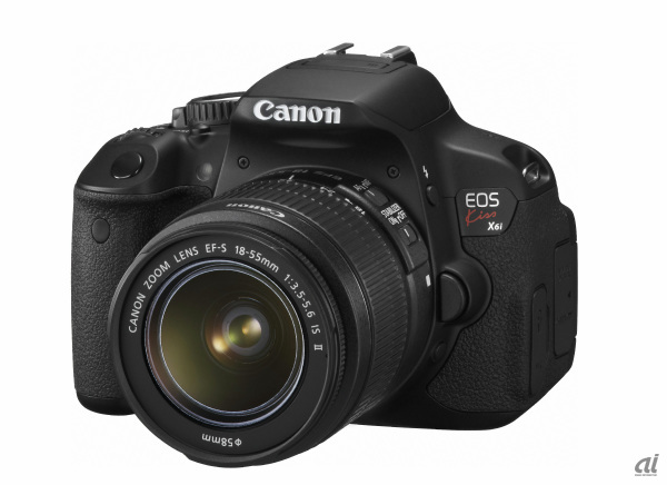 タッチパネル搭載、AFを高速化した「EOS Kiss X6i」--キヤノン初のパン