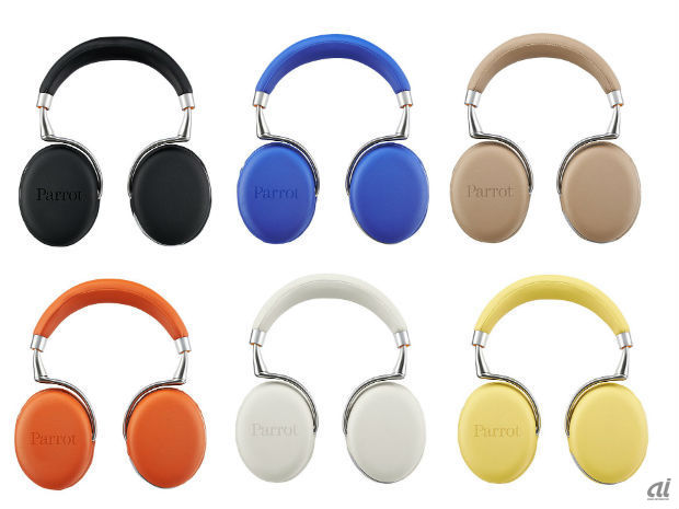 パロット、スタルクデザインのワイヤレスヘッドホン「Parrot Zik 2.0