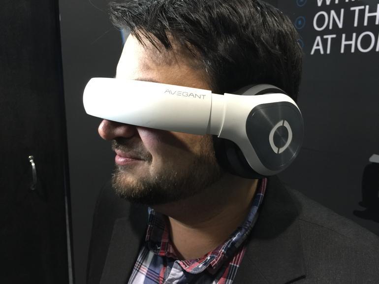 大型ヘッドホン＋ディスプレイ＝メディアゴーグル--Avegant「Glyph」と