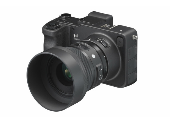 シグマ、ミラーレス一眼「SIGMA sd Quattro」を7月7日に発売へ--価格は