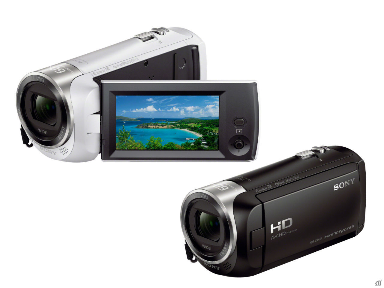 ソニー、軽くなって持ち運びしやすい新「ハンディカム」--バッテリ込み