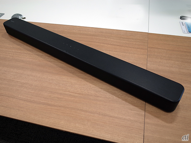 ソニー、奥行き95mmでサブウーファ内蔵--置きやすさにこだわった