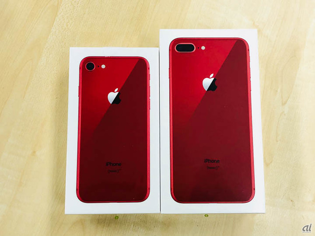 艶やかな深紅--iPhone 8/Plus新色「(PRODUCT)RED 」、7版との違い